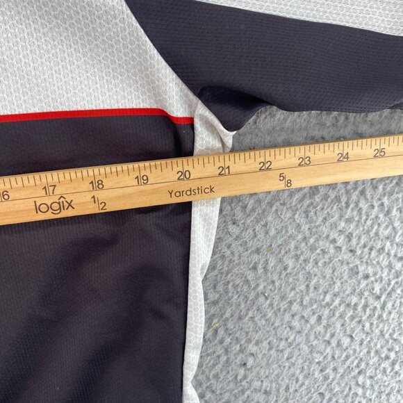 Louis Garneau Jersey Men XXL Gray UltraMax 1/2 Zip Up Short Sleeve Cycling Sport - Picture 8 of 10